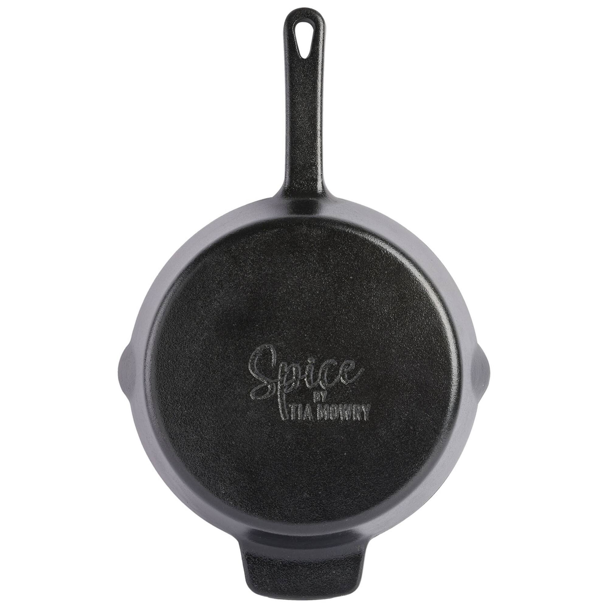 Spice by Tia Mowry Savory Saffron 8" Preseasoned Cast Iron Skillet